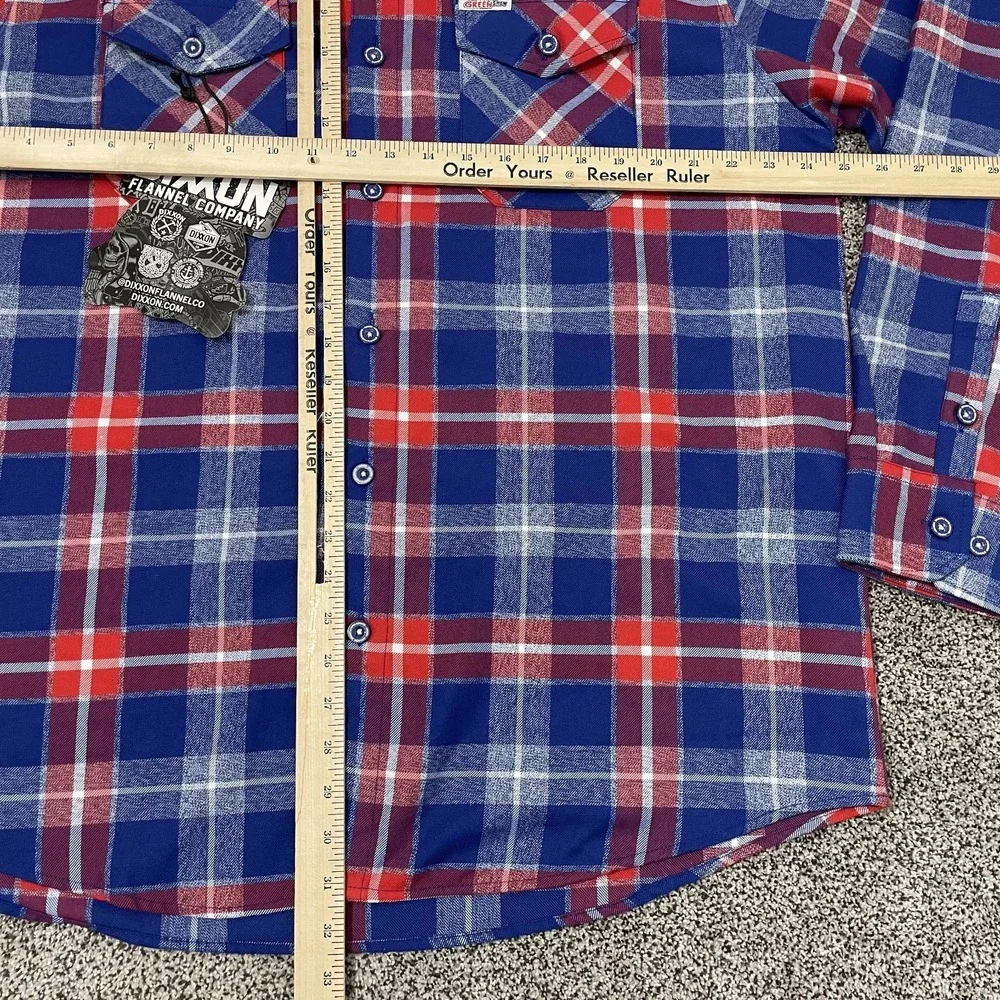 Dixxon Flannel Shirt Extra Large Red Green Show International Possum Brotherhood - Picture 6 of 11